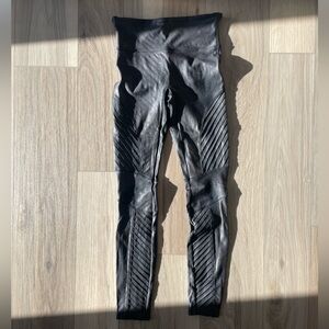 Spanx Faux Leather Moto Legging